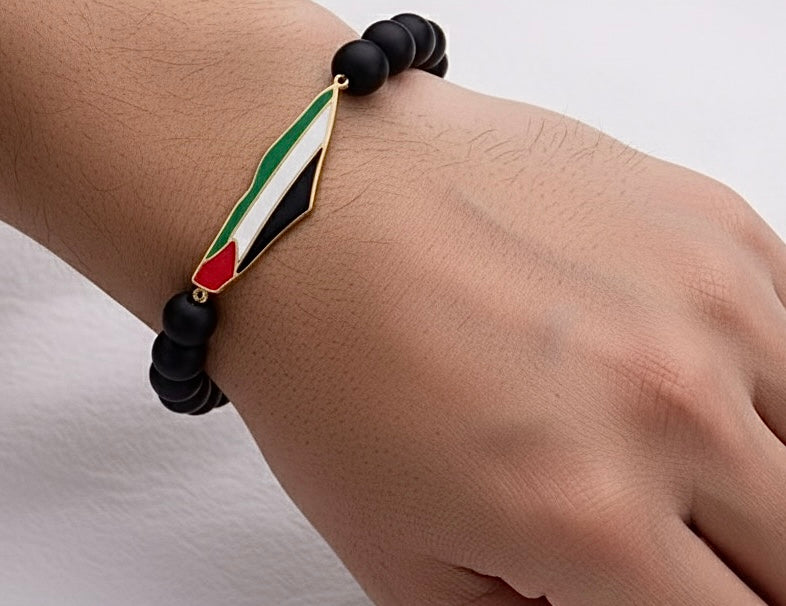 Bracelet - Palestine perlée
